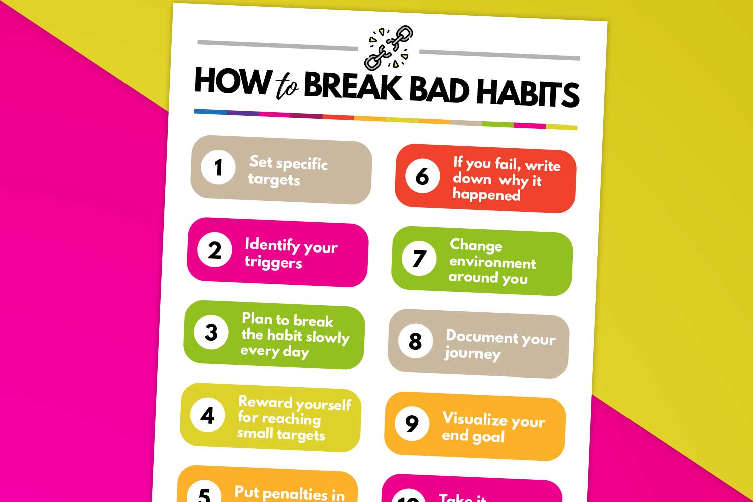 How to Break Bad Habits in 10 Smart Ways Ordinary and Happy