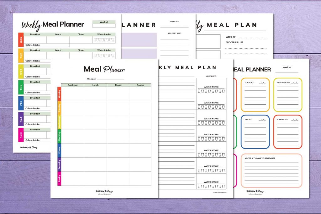 Weekly Planner Printable, Weekly Planner Template, Printable Weekly Planner  Pages, Weekly Planner 2020, Weekly Plan Printable, Weekly Plan