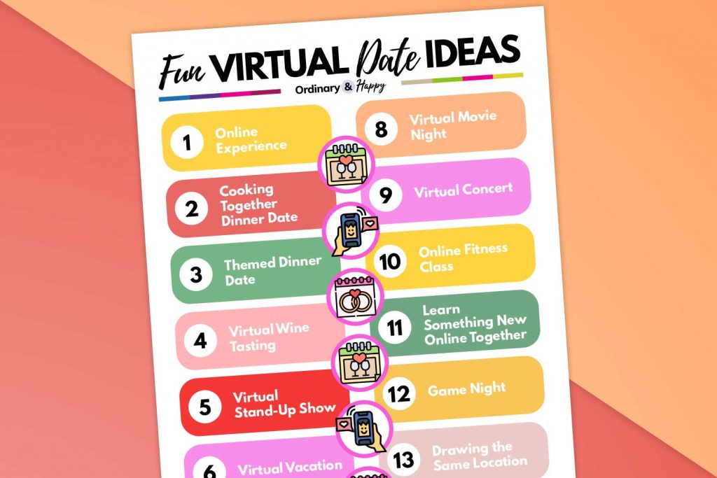 Virtual Date Ideas You Will Love