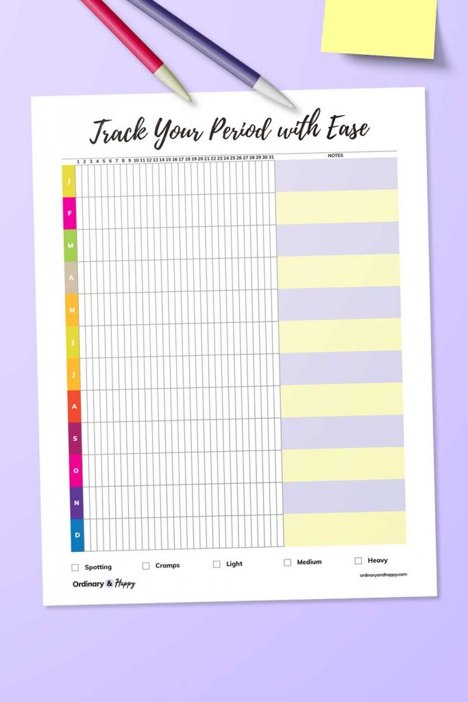 Detailed Period Tracker Image