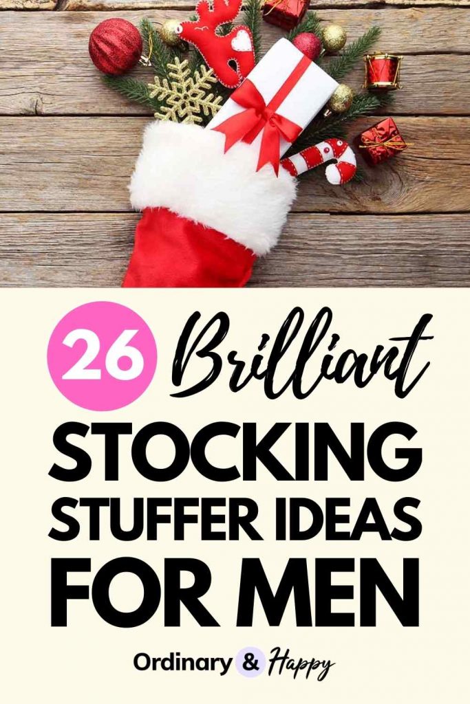 Best Stocking Stuffer Ideas For Men This Holiday Season (pin).