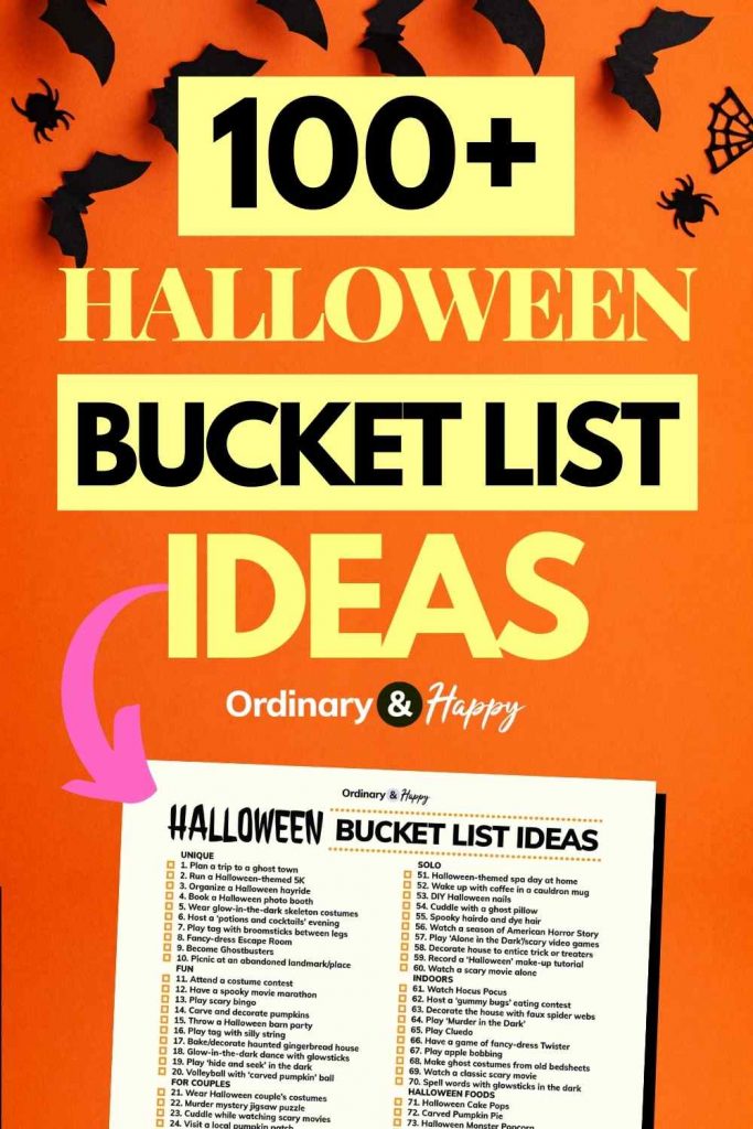 100+ Halloween bucket list ideas (image)