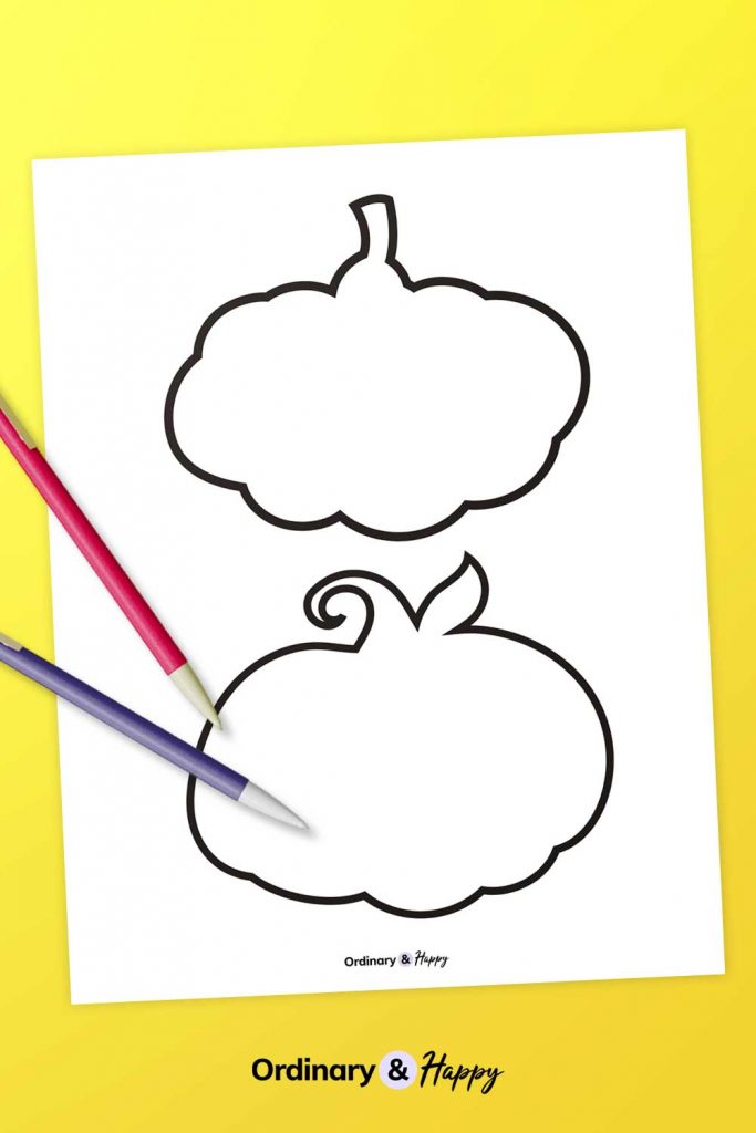 Pumpkin Outline Printable