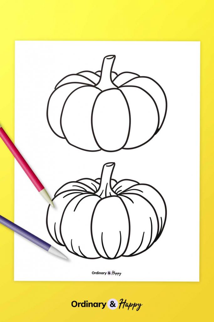 Easy Pumpkin Printable