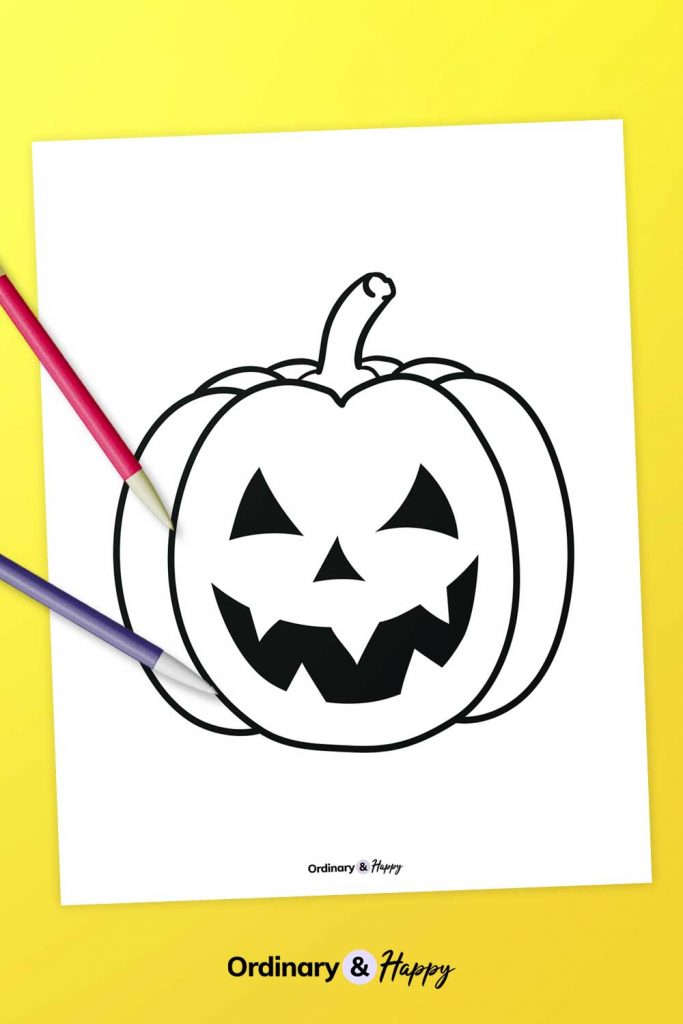 Halloween-Themed Pumpkin Printable