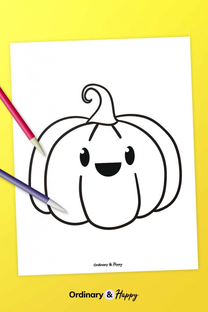 Cute Pumpkin Printable