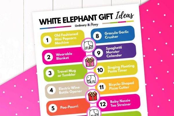 best white elephant gifts