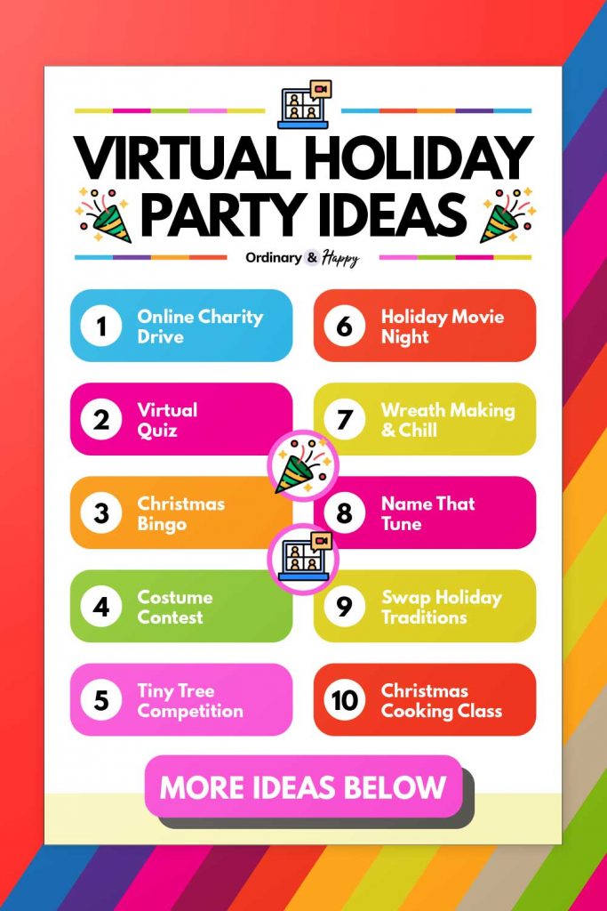 Virtual Holiday Party Ideas (List of 1-10)