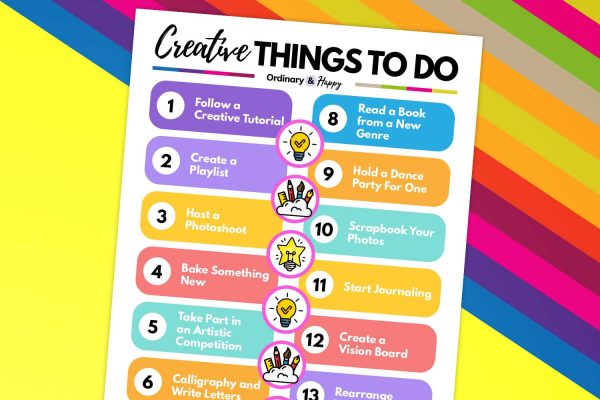 creative things to do