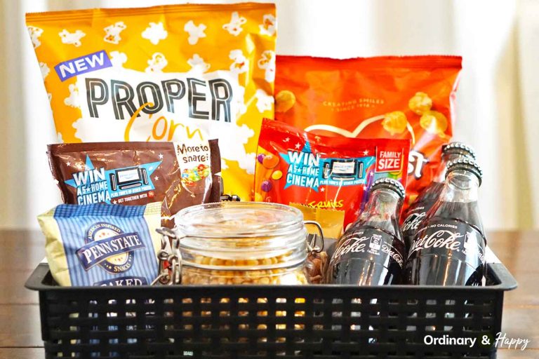 DIY Movie Night Gift Basket Turn Your Own Home into a Fancy Cinema