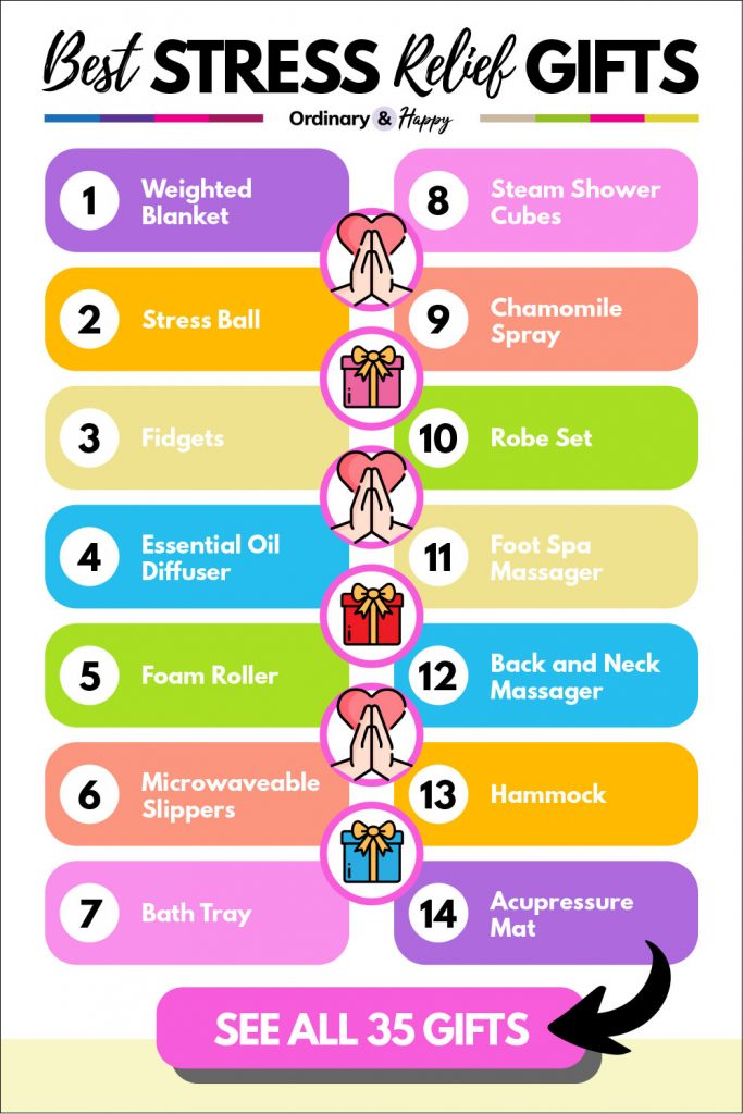 Best Stress Relief Gifts to Get for the People You Love (list of ideas 1-14).