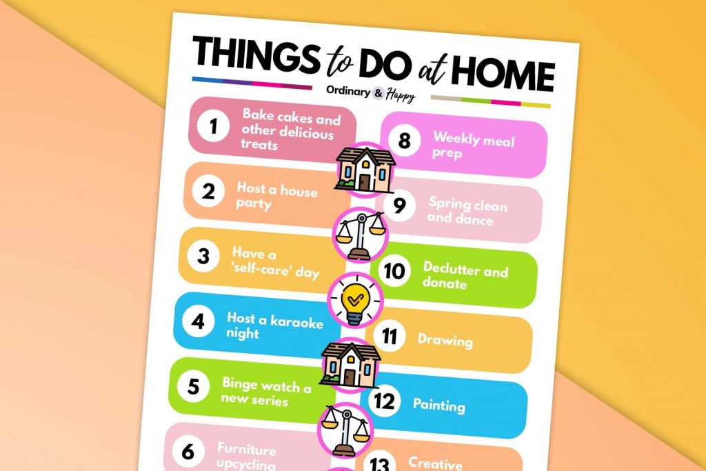best things to do at home