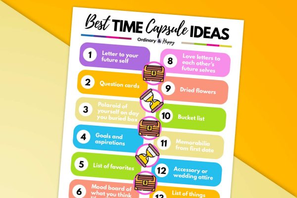 30 Time Capsule Ideas and Things to Put in a Time Capsule