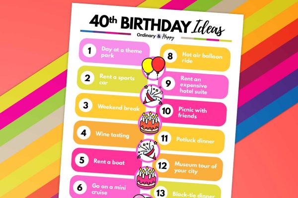 Best 40th Birthday Ideas