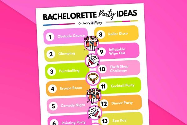bachelorette party ideas