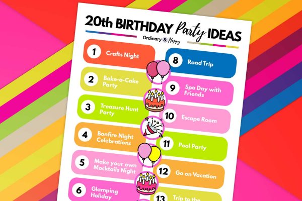 Best 20th Birthday Party Ideas