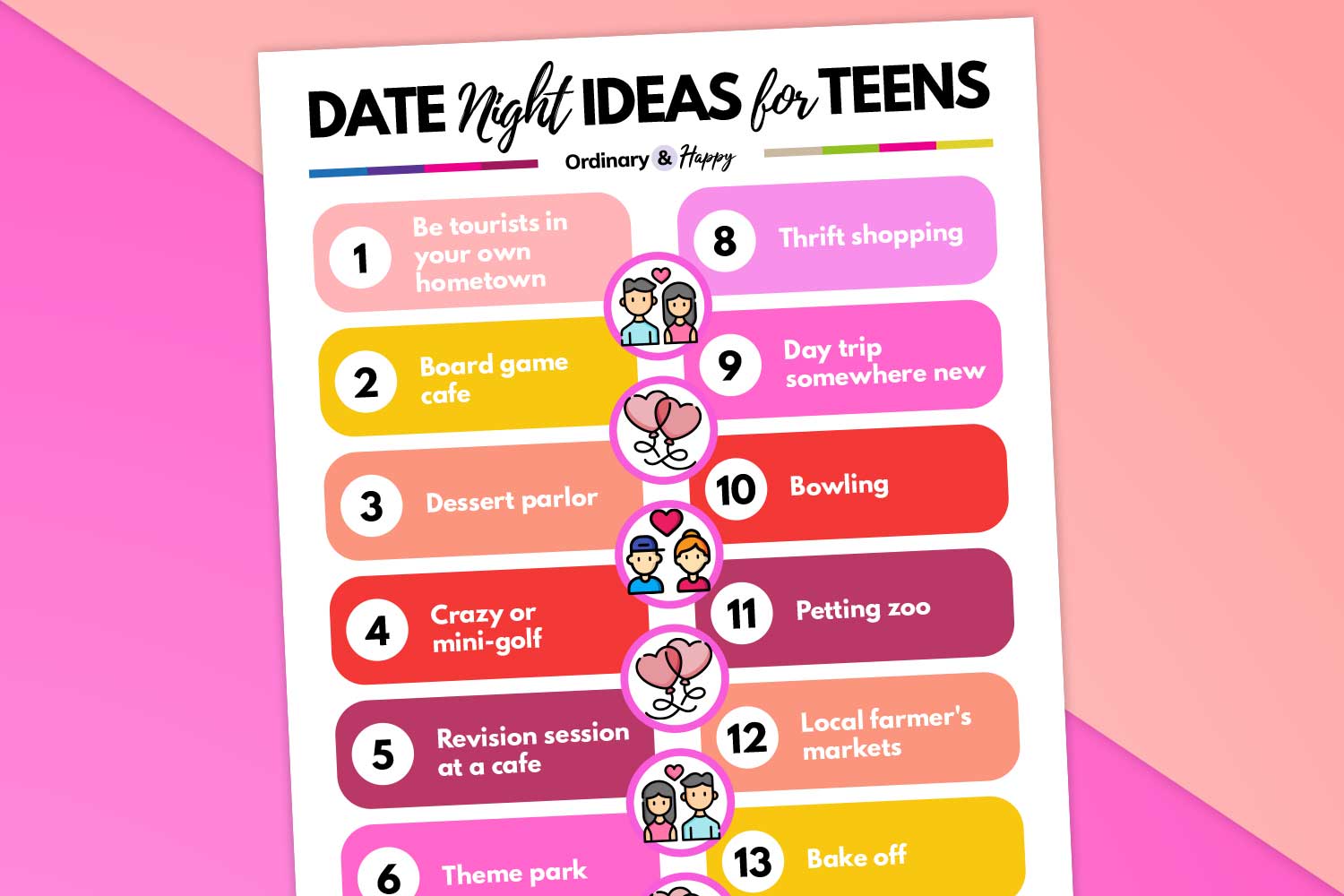 35+ Best Date Ideas for Teens