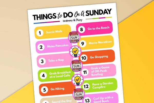 35+ Things to Do on a Sunday