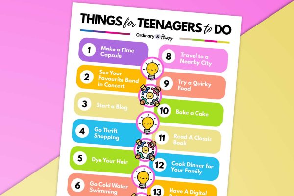 Teen Bucket List and Best Things for Teenagers to Do