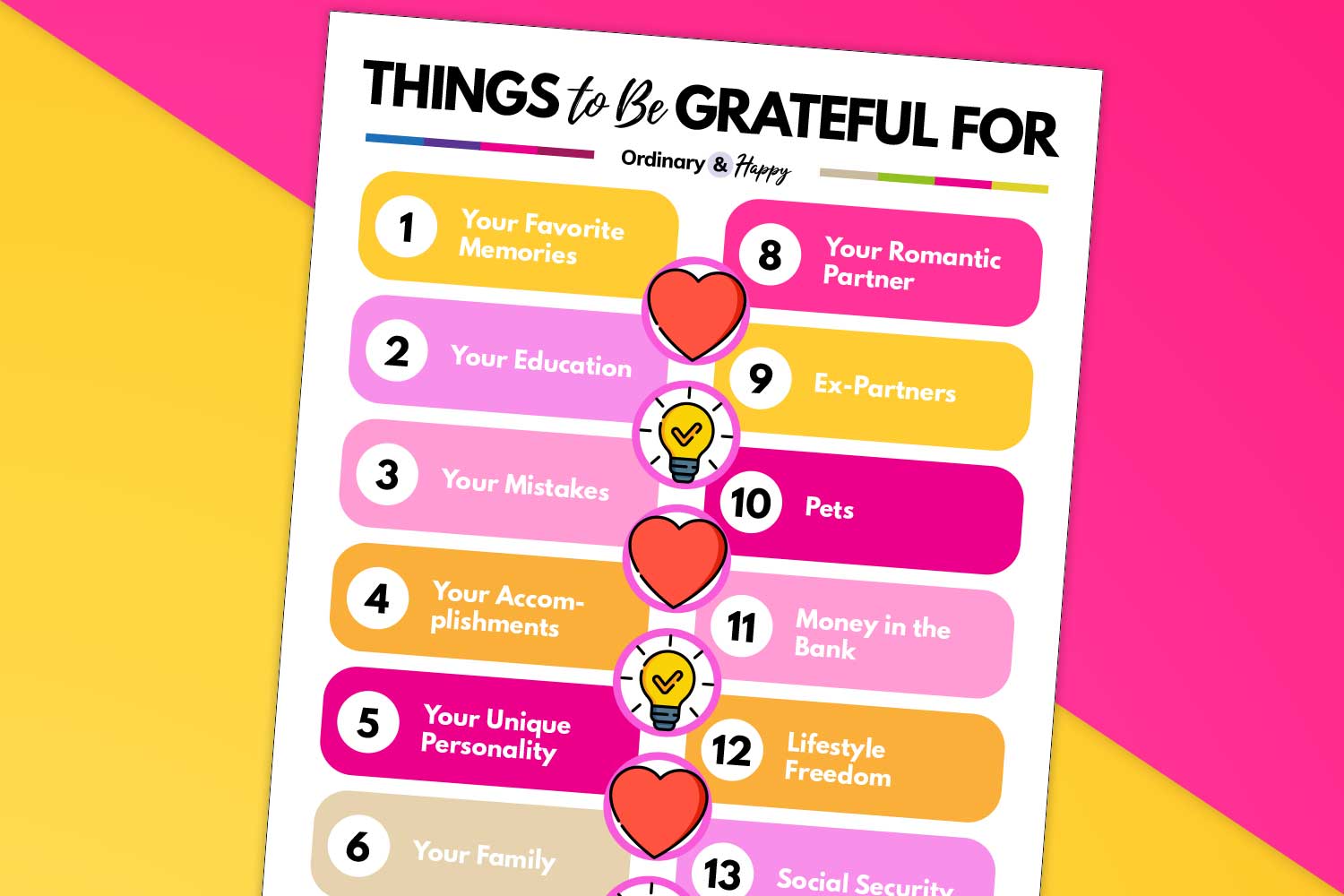 Things to Be Grateful for Today (Over 35 Ideas)