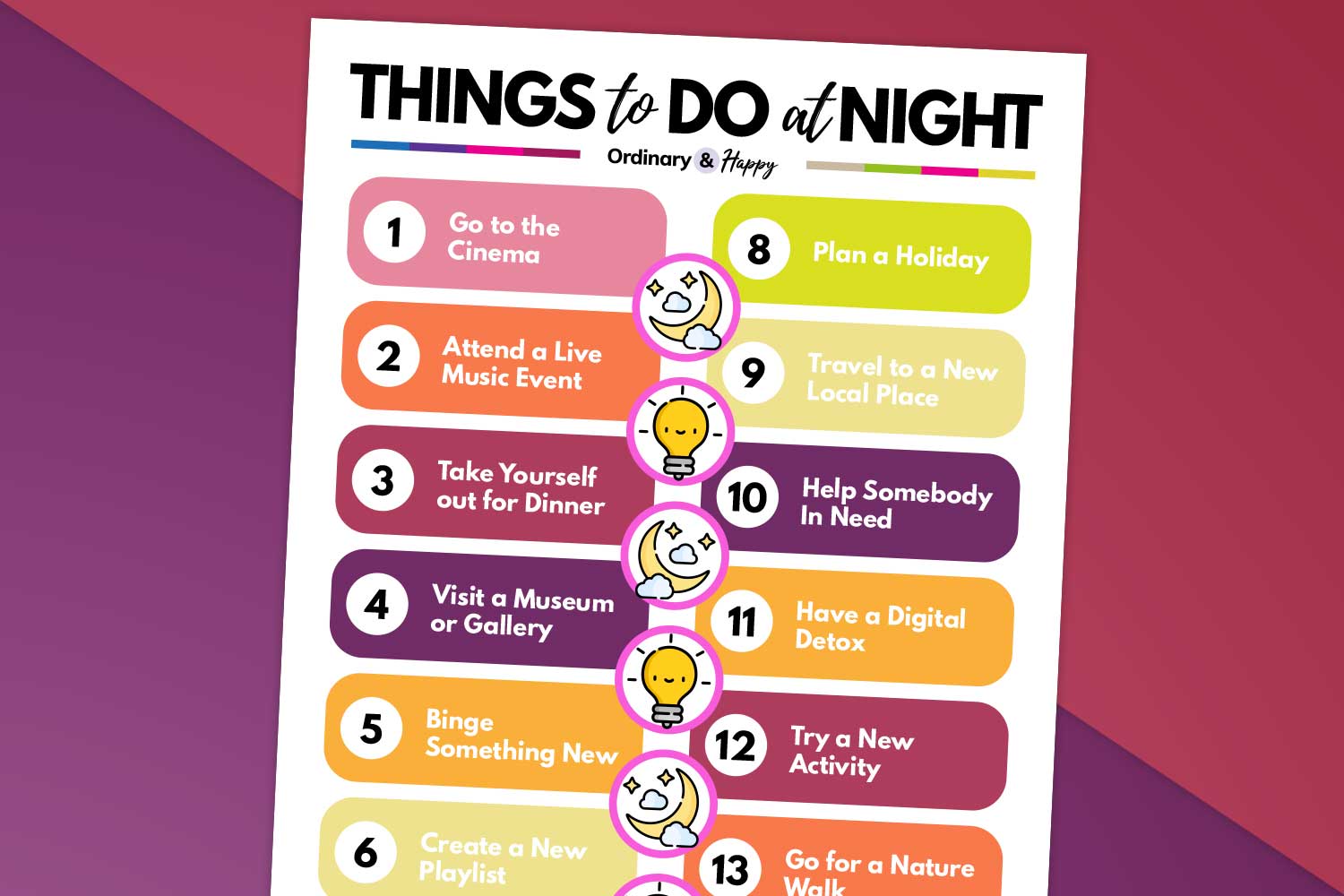 Things to do in night