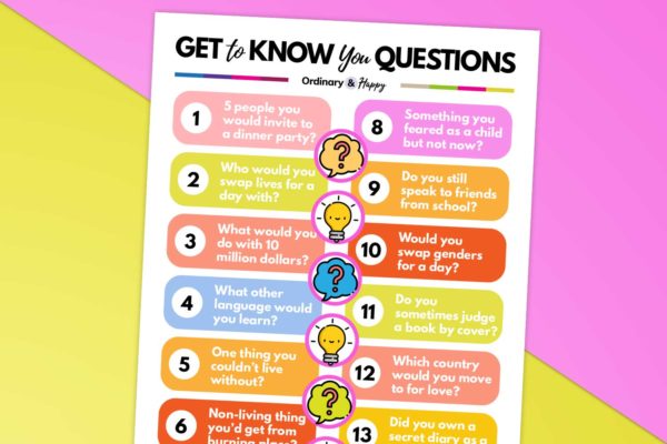 Get to Know You Questions to Take Things to the Next Level