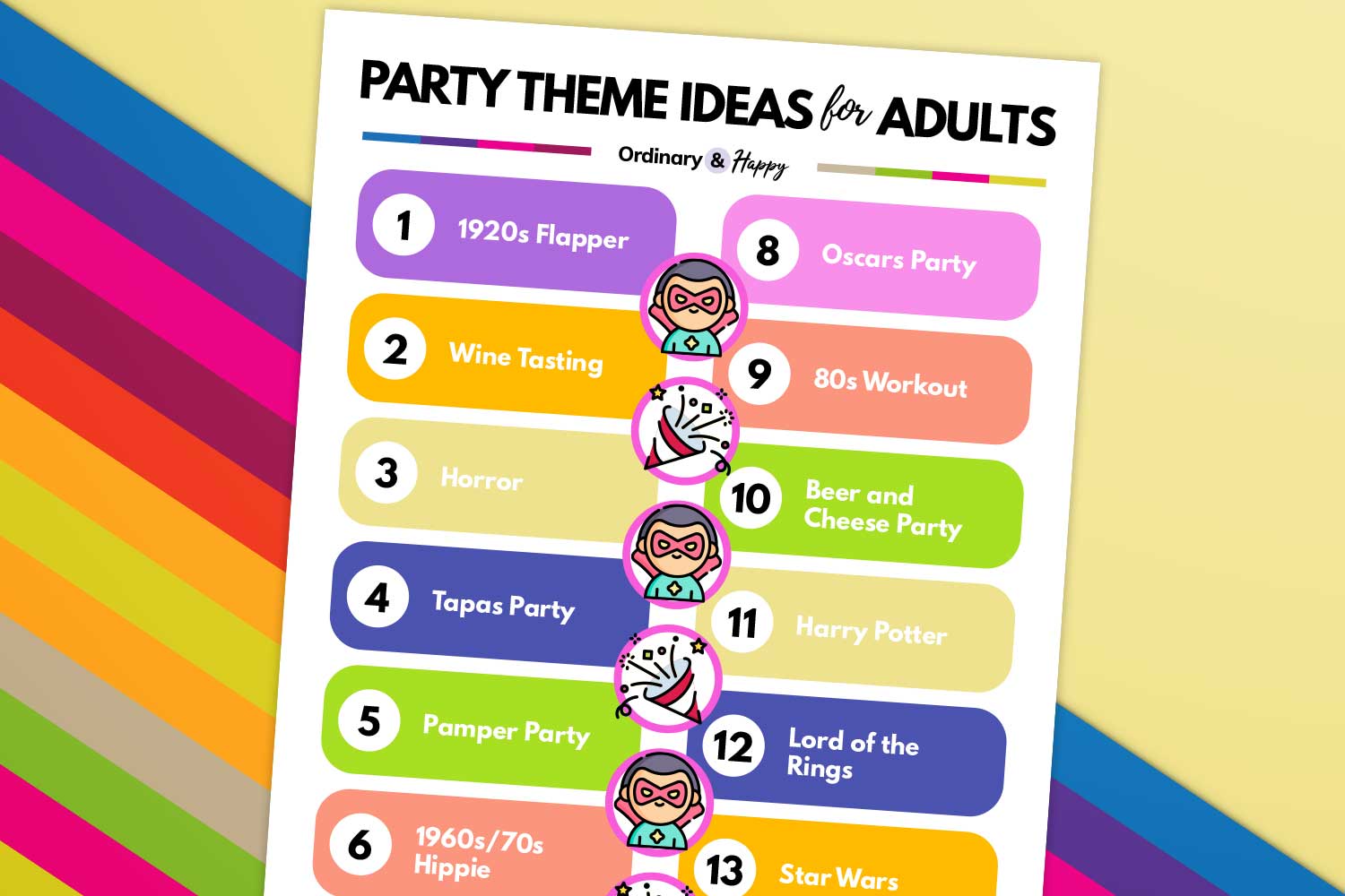 35 Best Party Themes for Adults