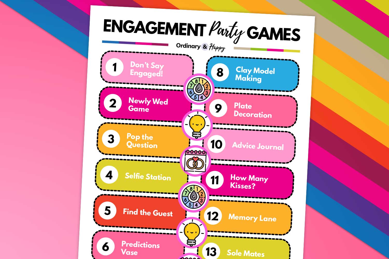 35 Engagement Party Games Everyone Will Love - Ordinary and Happy