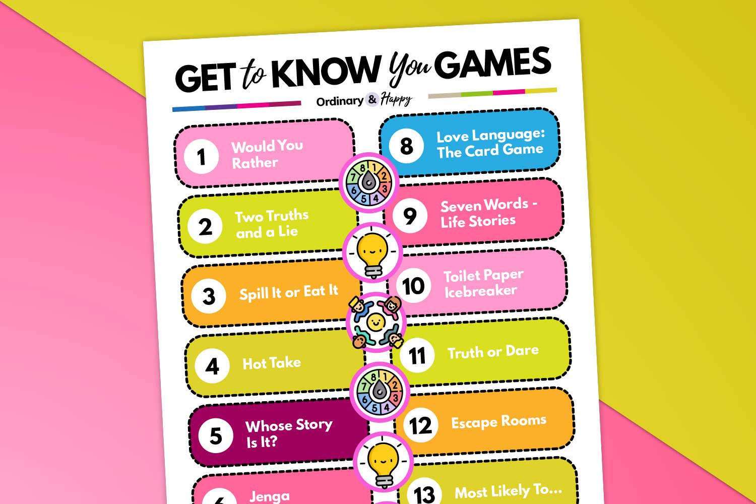 30 Get to Know You Games Everyone Will Love