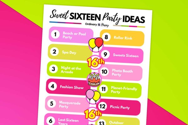 Best Sweet Sixteen Party Ideas for a Birthday to Remember