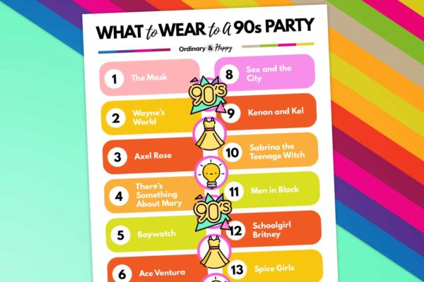 What to Wear to a 90s Party