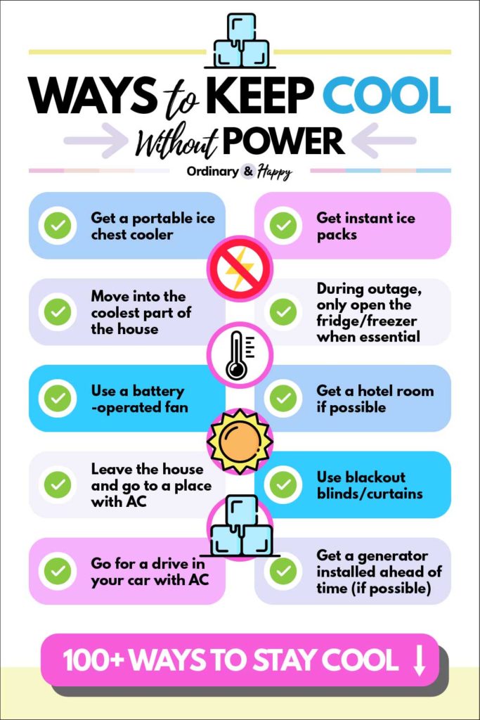 Ways to Keep Cool Without Power