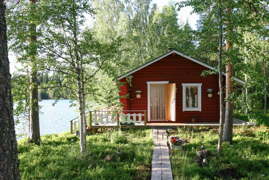 50th birthday idea: cabin in the woods by a lake.