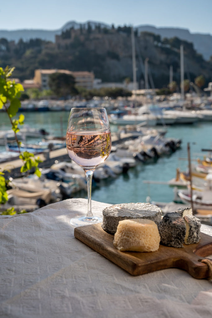 50th birthday idea: wine and french cheeses tasting by the water.