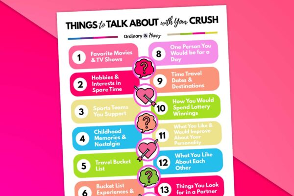 Best Things to Talk About with Your Crush to Get to Know Them Better