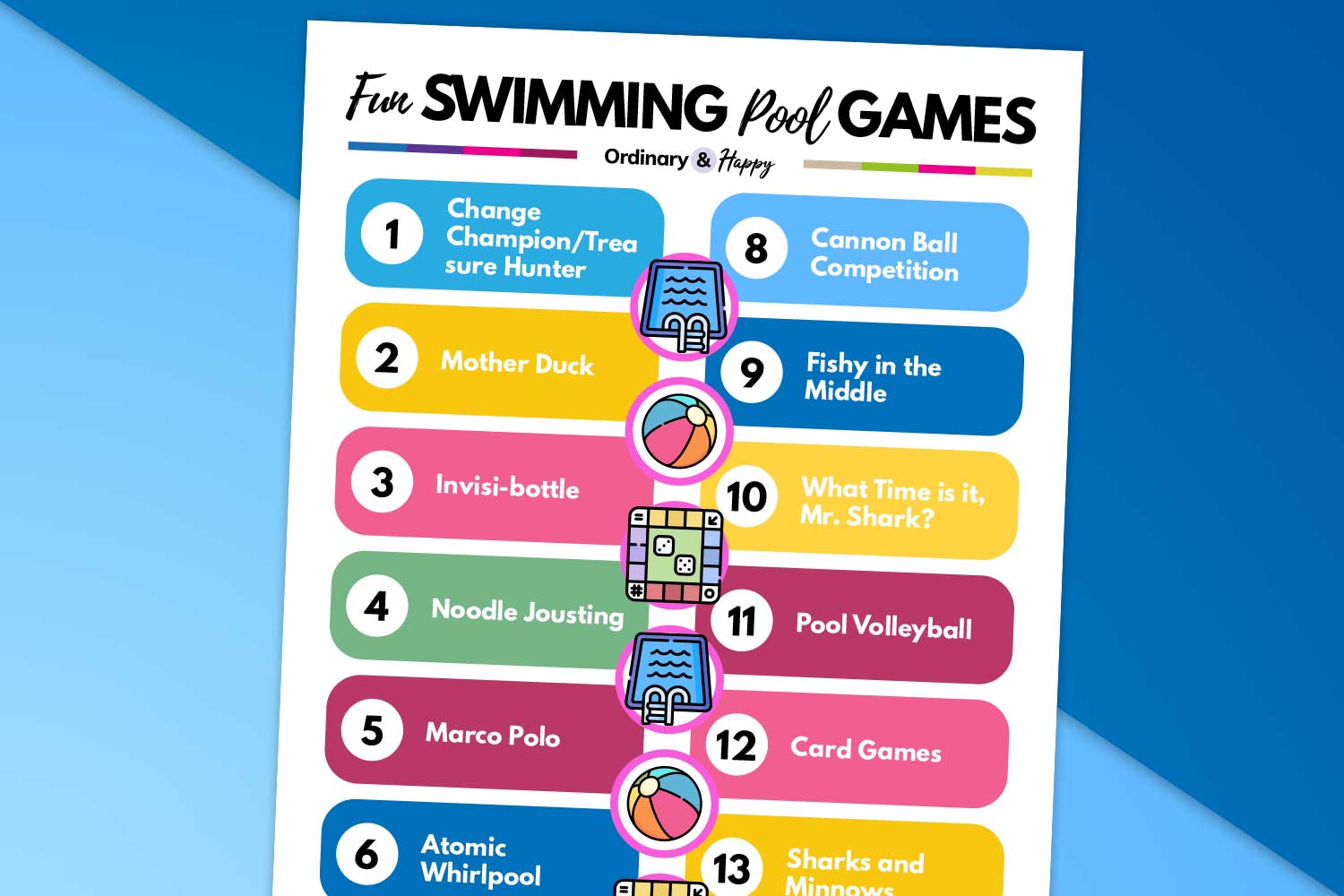 20+ Fun Swimming Pool Games for All Ages to Play and Enjoy