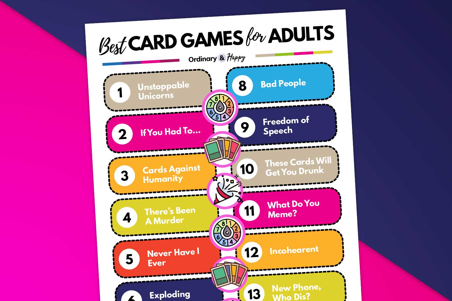 25 Awesome Adult Card Games for Hours of Fun with Friends and Family