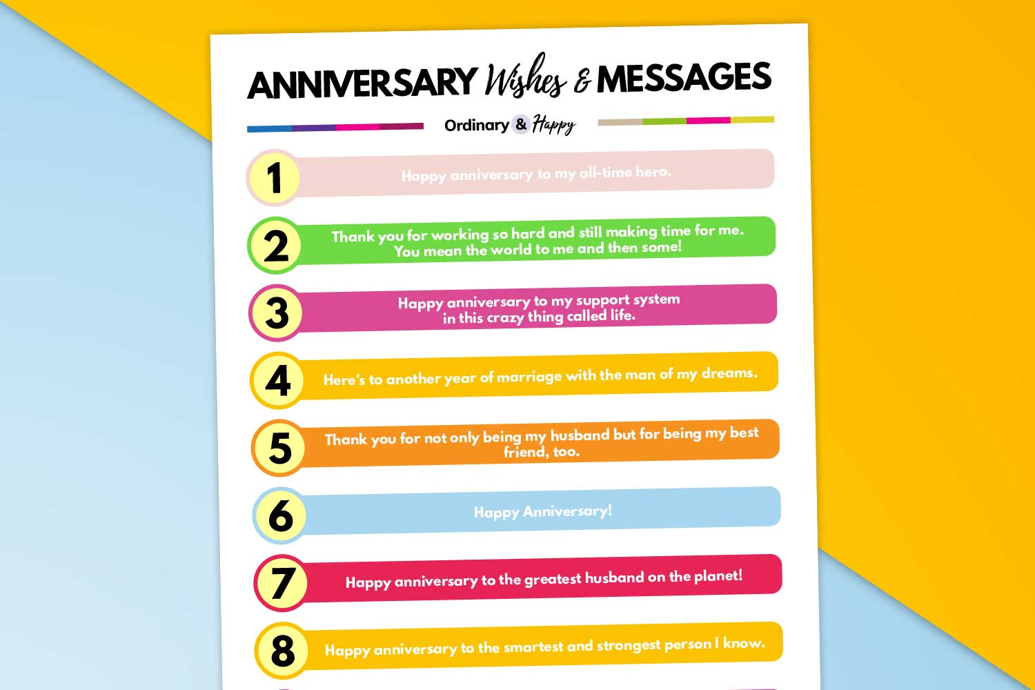 100+ Anniversary Wishes and Messages to Make Your Partner Feel Loved