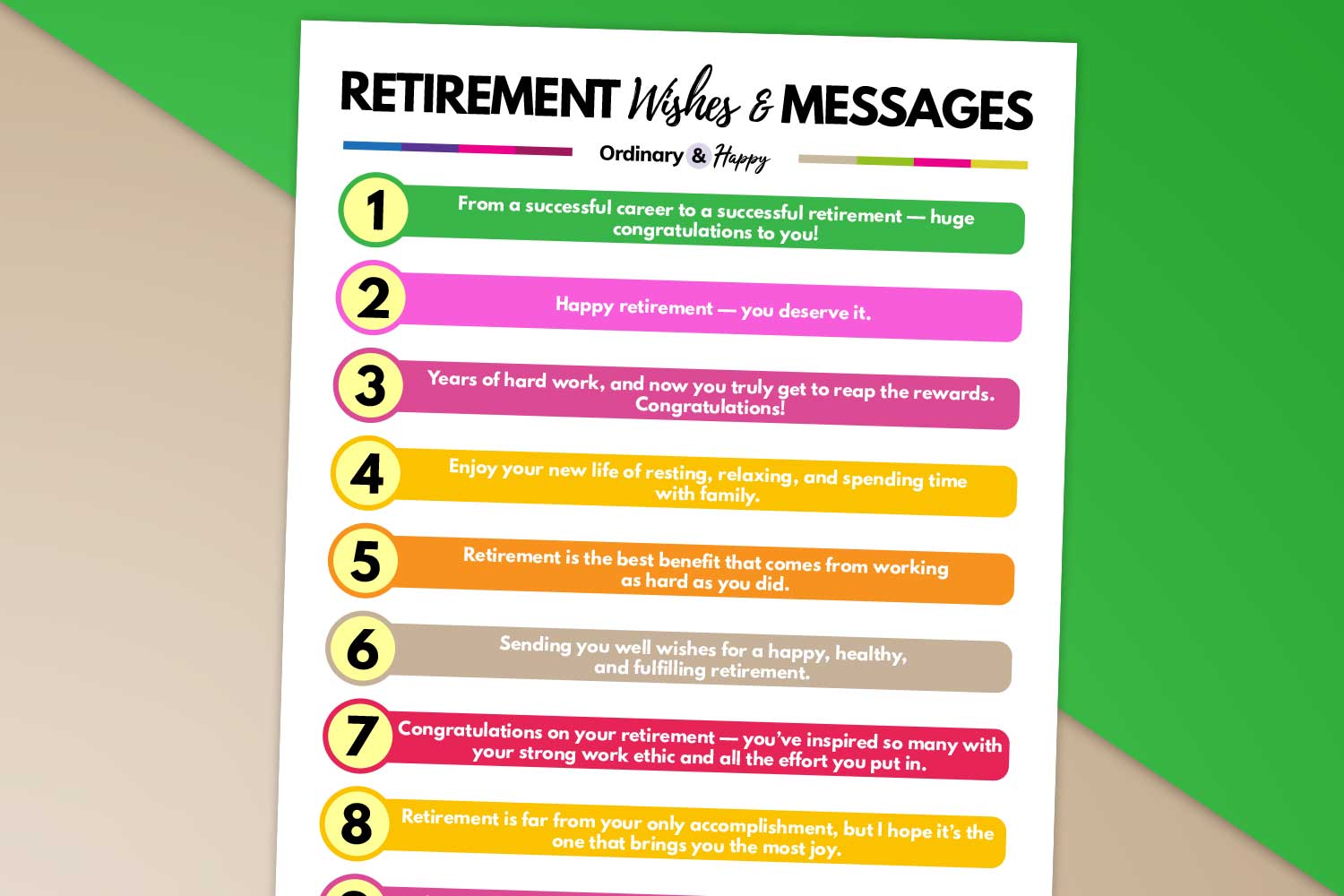 100+ Retirement Wishes and Messages Full of Warmth and Goodwill