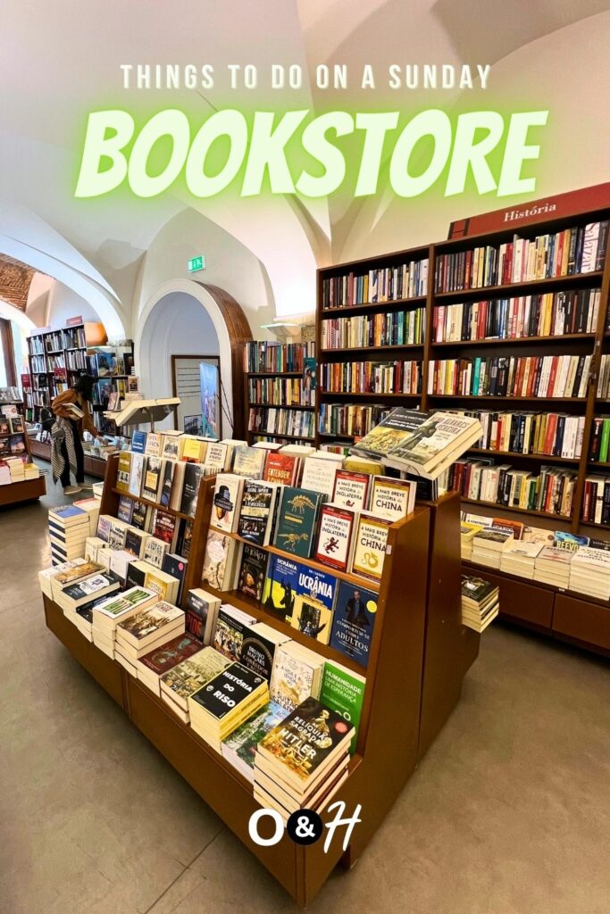 Interior of a bookstore