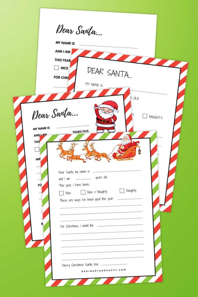 Letters to Santa (pack)