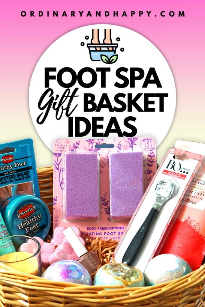 DIY Foot Spa Gift Basket Ideas