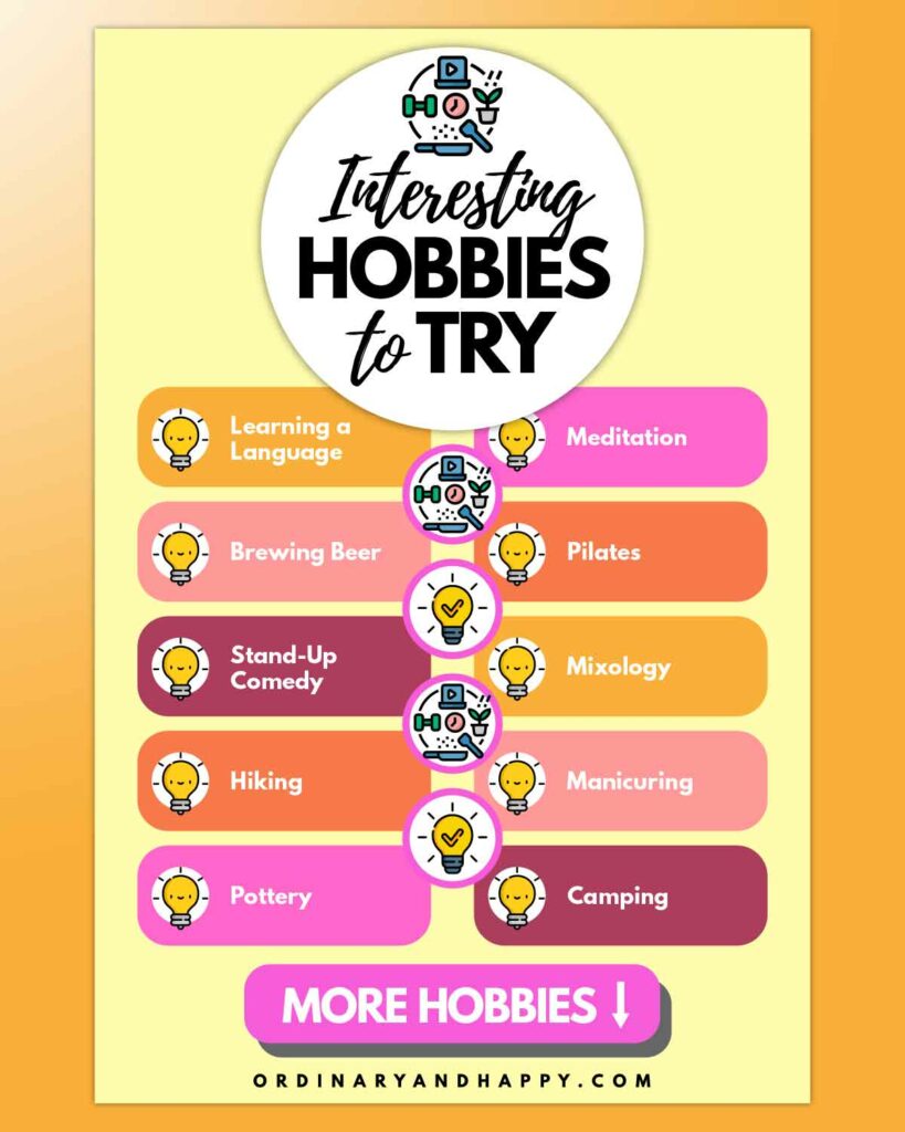 more interesting hobbies you can try infographic