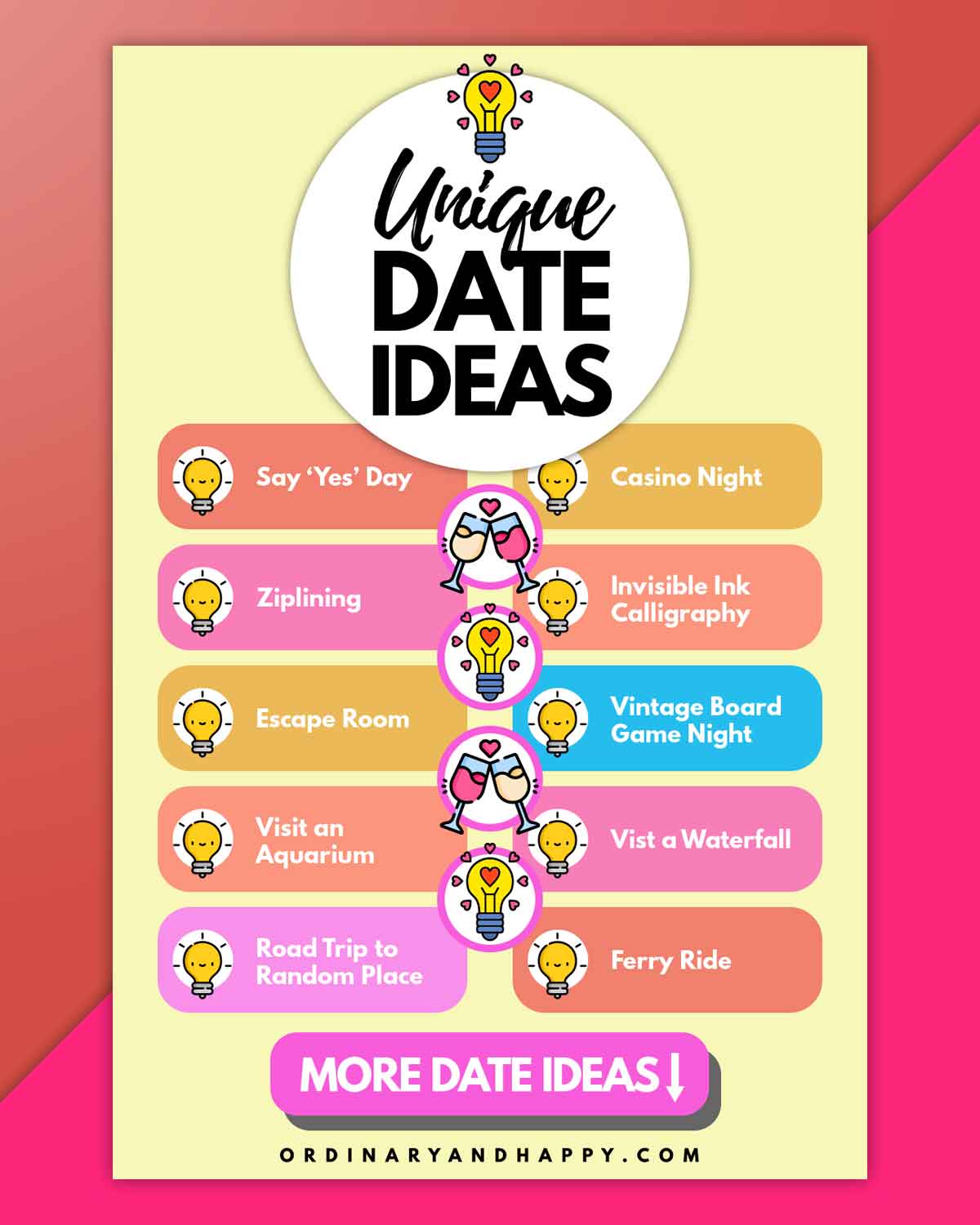 The Ultimate Date Ideas Bucket List - Over 100 Ideas for the Perfect ...