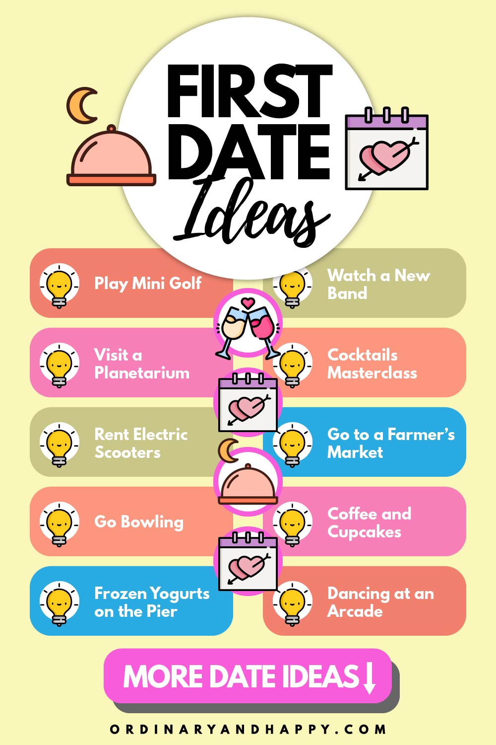 The Ultimate Date Ideas Bucket List - Over 100 Ideas for the Perfect ...