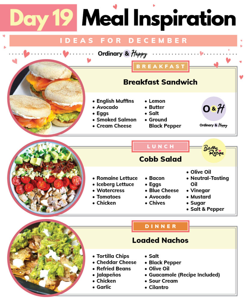 December 19 meal inspiration