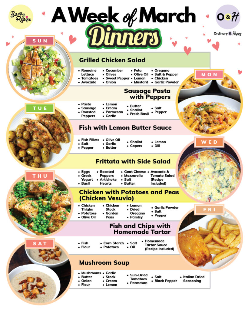 March dinners week 2