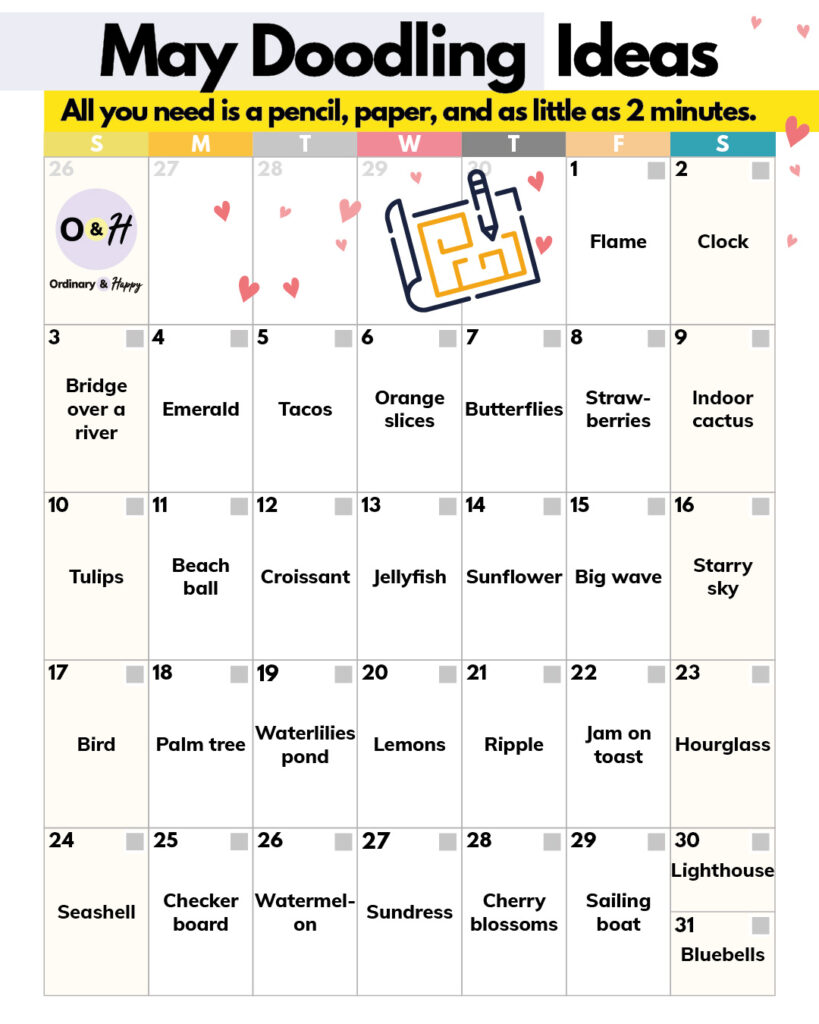May doodling ideas