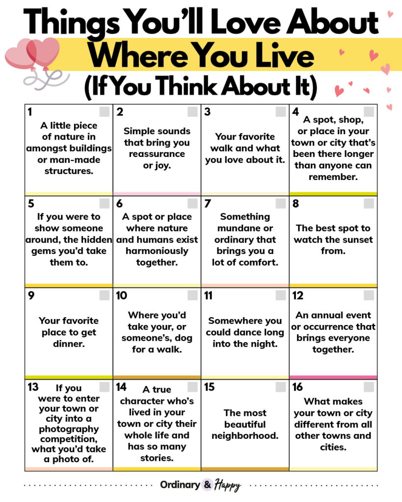 Things You'll Love About Where You Live