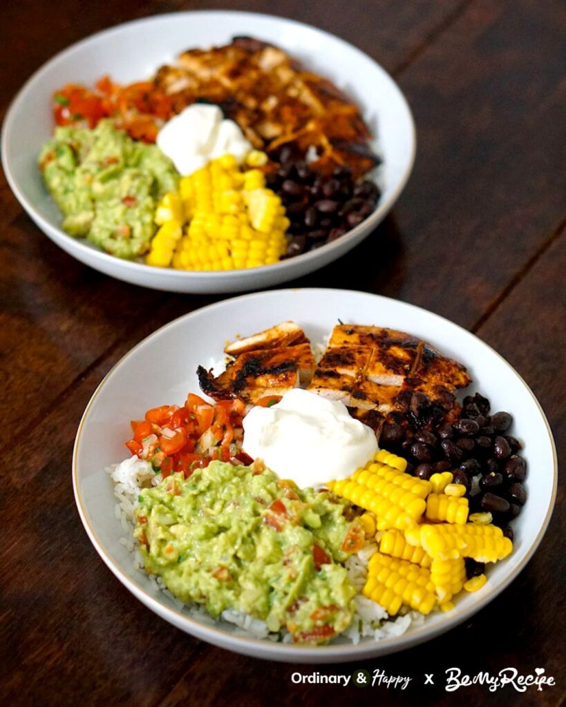 Chicken burrito bowls